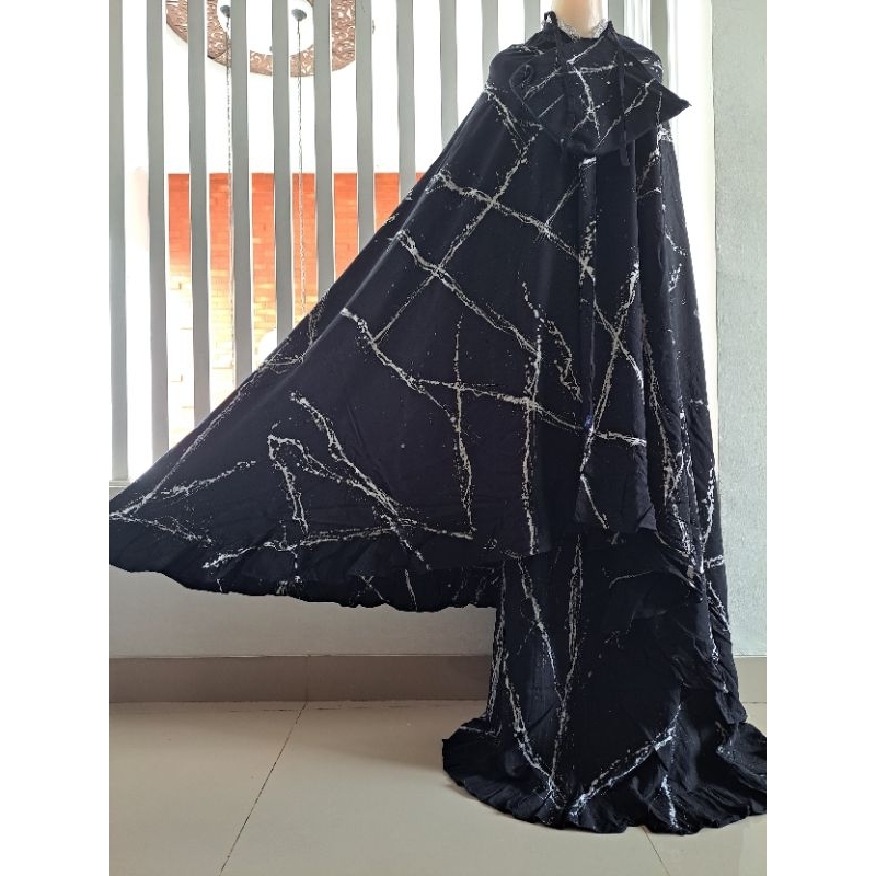 Mukena BATIK CAP JUMBO rayon samitex/ mukena cap encim/ mukena batik pekalongan