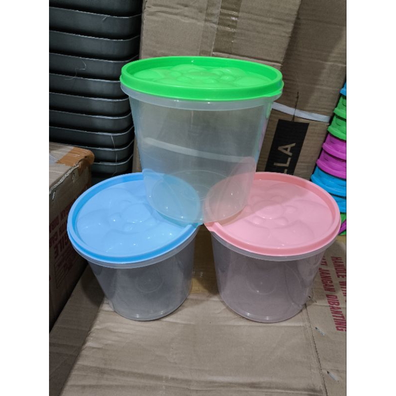 toples bening 3 liter susan / toples kue / toples kerupuk/toples peyek
