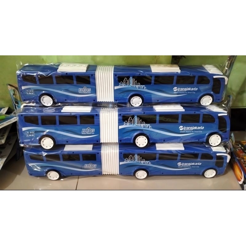 Mainan Bus gandeng TRANSJAKARTA BP6743