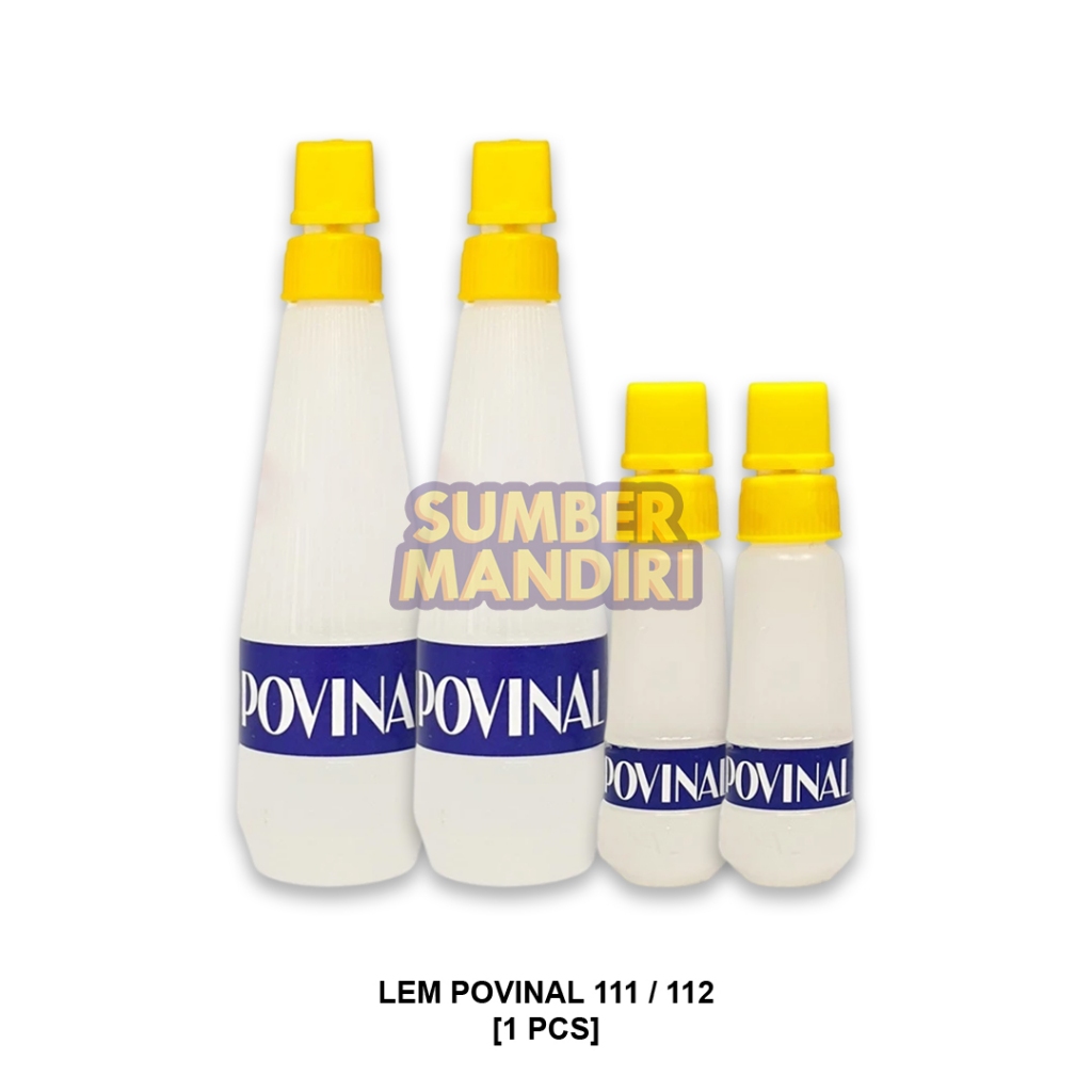 

Lem Cair POVINAL 111 / 112 Lem Kertas / Lem Slime [1 PCS]