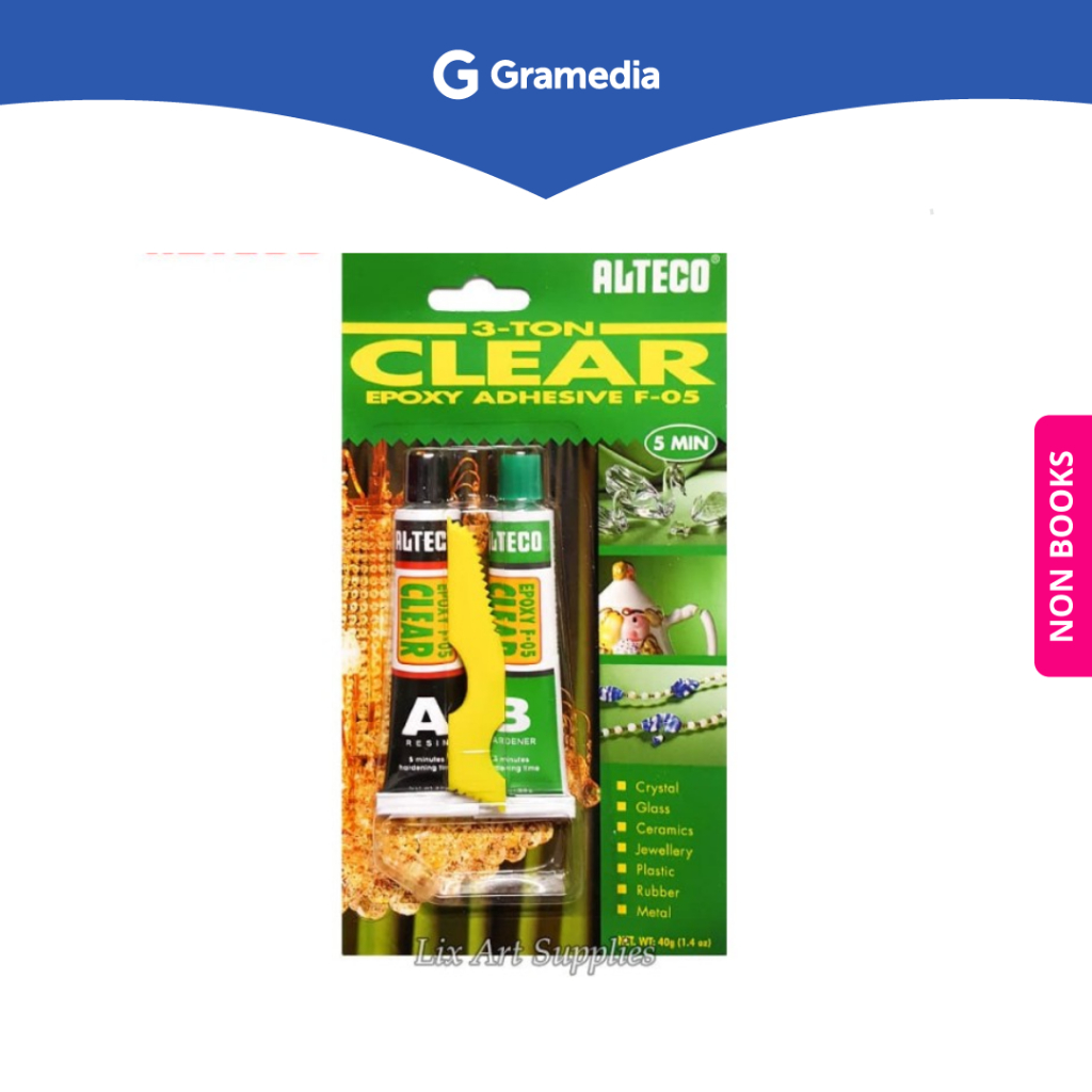 

Gramedia Surabaya - ALTECO GLUE 3TON CLEAR EPOXY