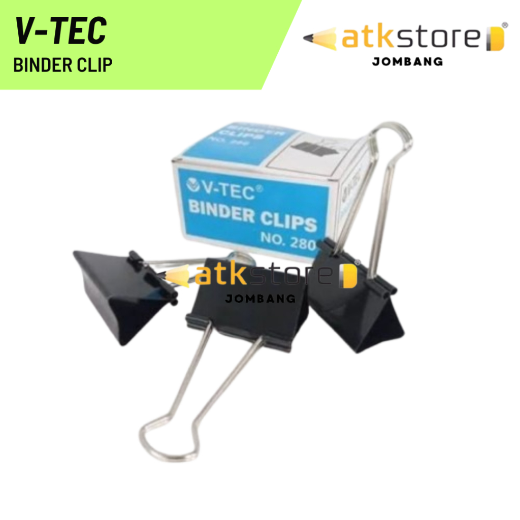 

V-TEC Binder Clip / Penjepit Kertas / Binder Klip