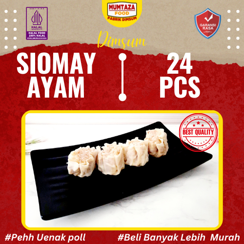 

DIMSUM AYAM JUMBO 24 PCS PEH ENAK POLL (BISA KIRIM LUAR KOTA)