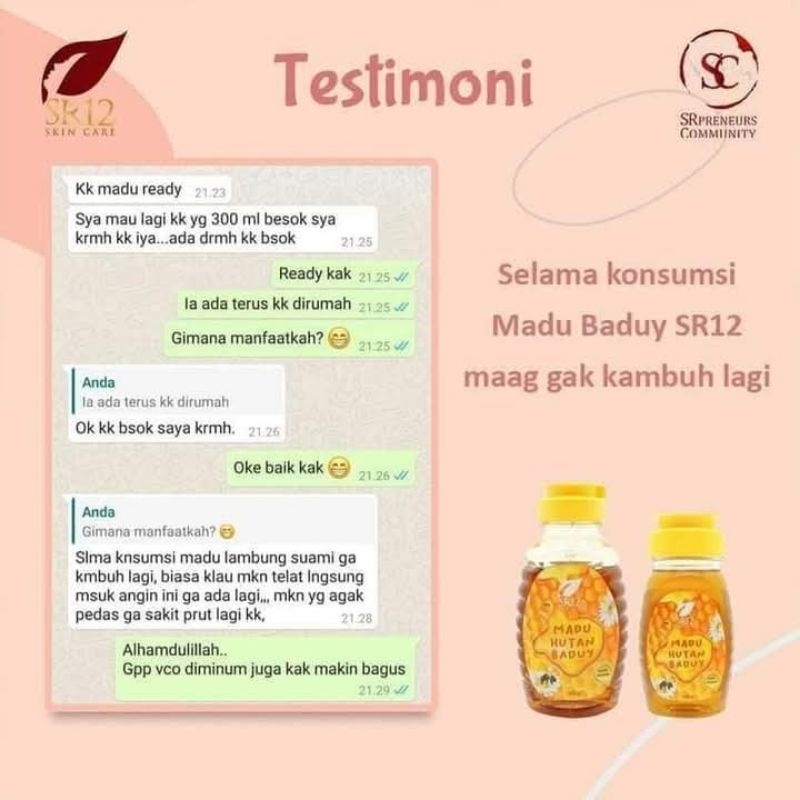 

MADU BADUY SR12 | madu kesehatan untuk menambah daya tahan tubuh