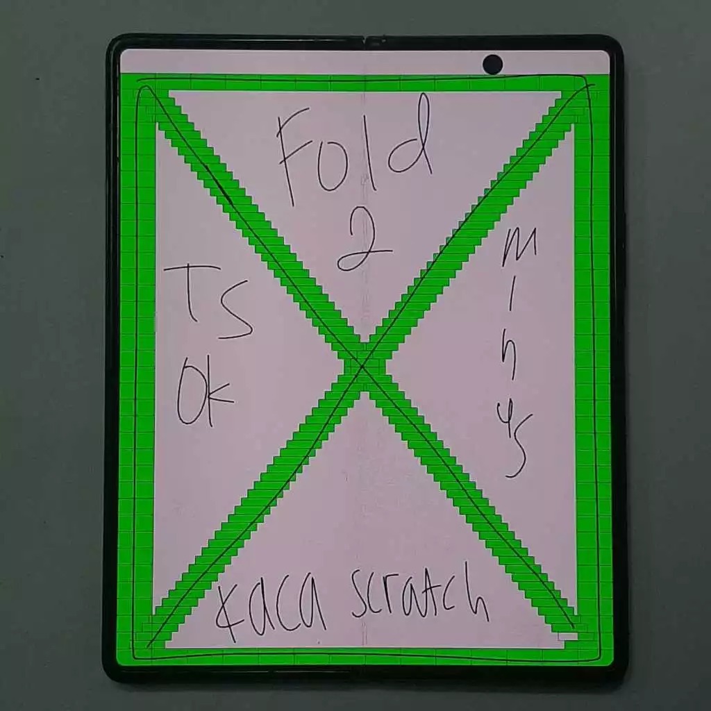 LCD SAMSUNG GALAXY FOLD 2 - F916 ORIGINAL SECOND COPOTAN 2ND - MINUS