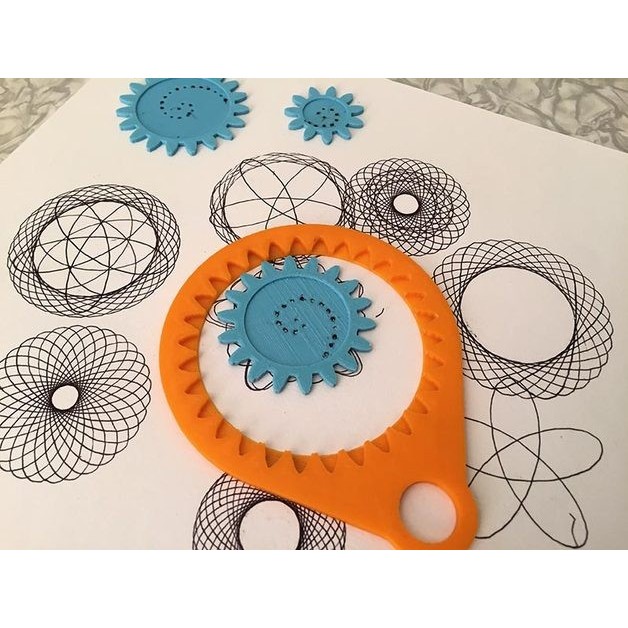 

Alat gambar menggambar Spirograph - A3D