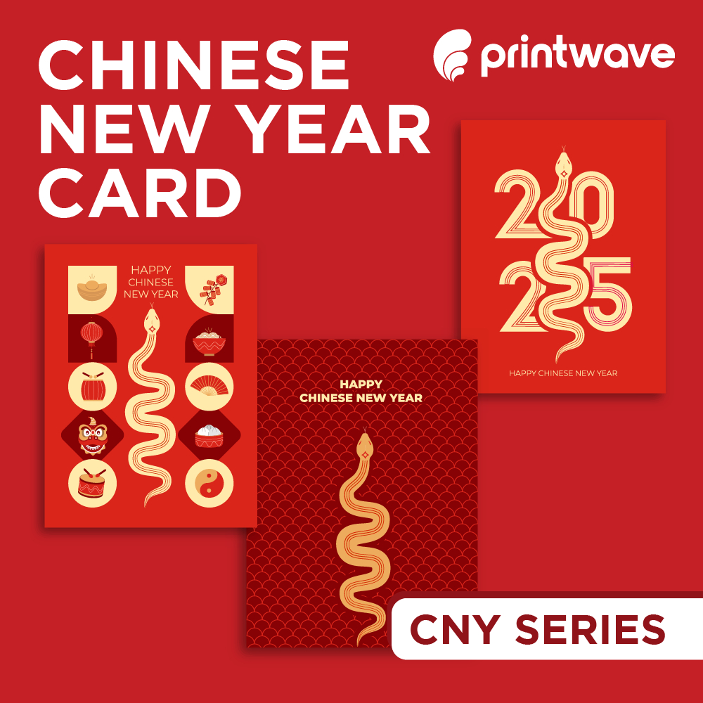 CNY Card | Kartu Ucapan Chinesse New Year| Hampers Imlek| Gift Card Ular Kayu| Greeting Card Tahun B