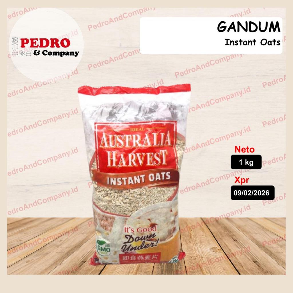 

Ideal australia harvest instant oats 1 kg halal gandum whole grain