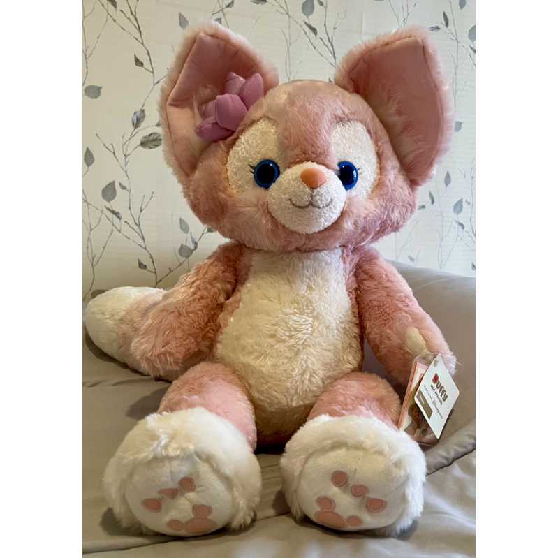 Duffy & Friends - Lina Bell - Boneka Serigala Pink - Boneka Besar - Bisa Dipeluk - Original Disneyla