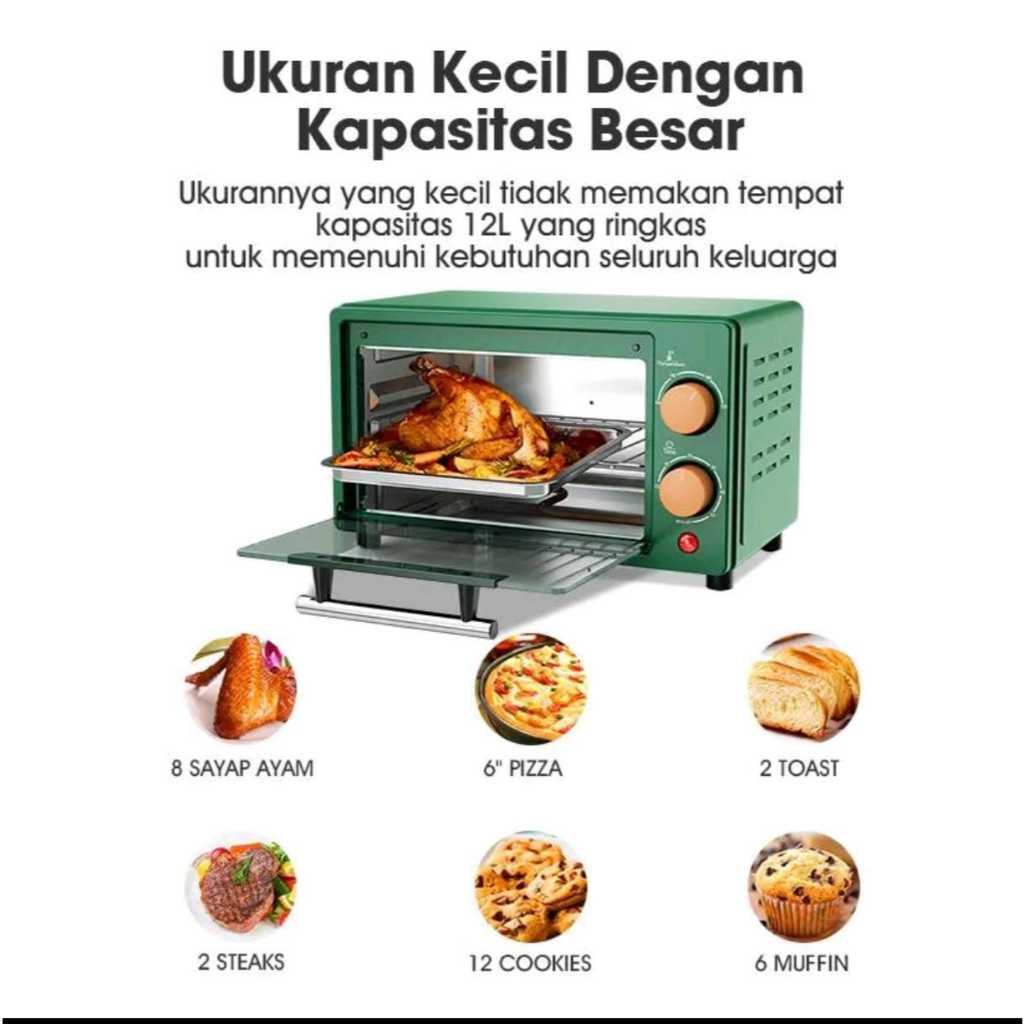 oven listrik low watt 12 L-600 watt