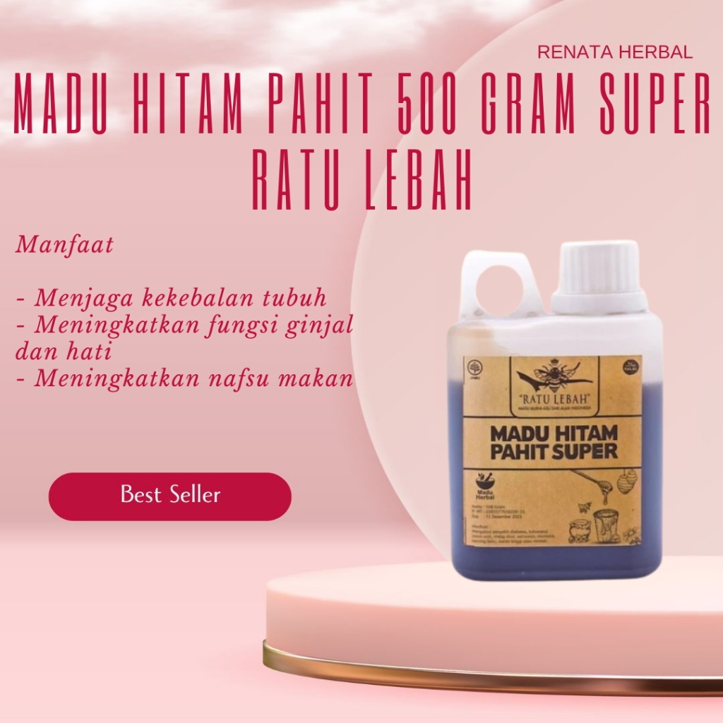 

Madu Hitam Pahit 0,5 kg Super Ratu Lebah