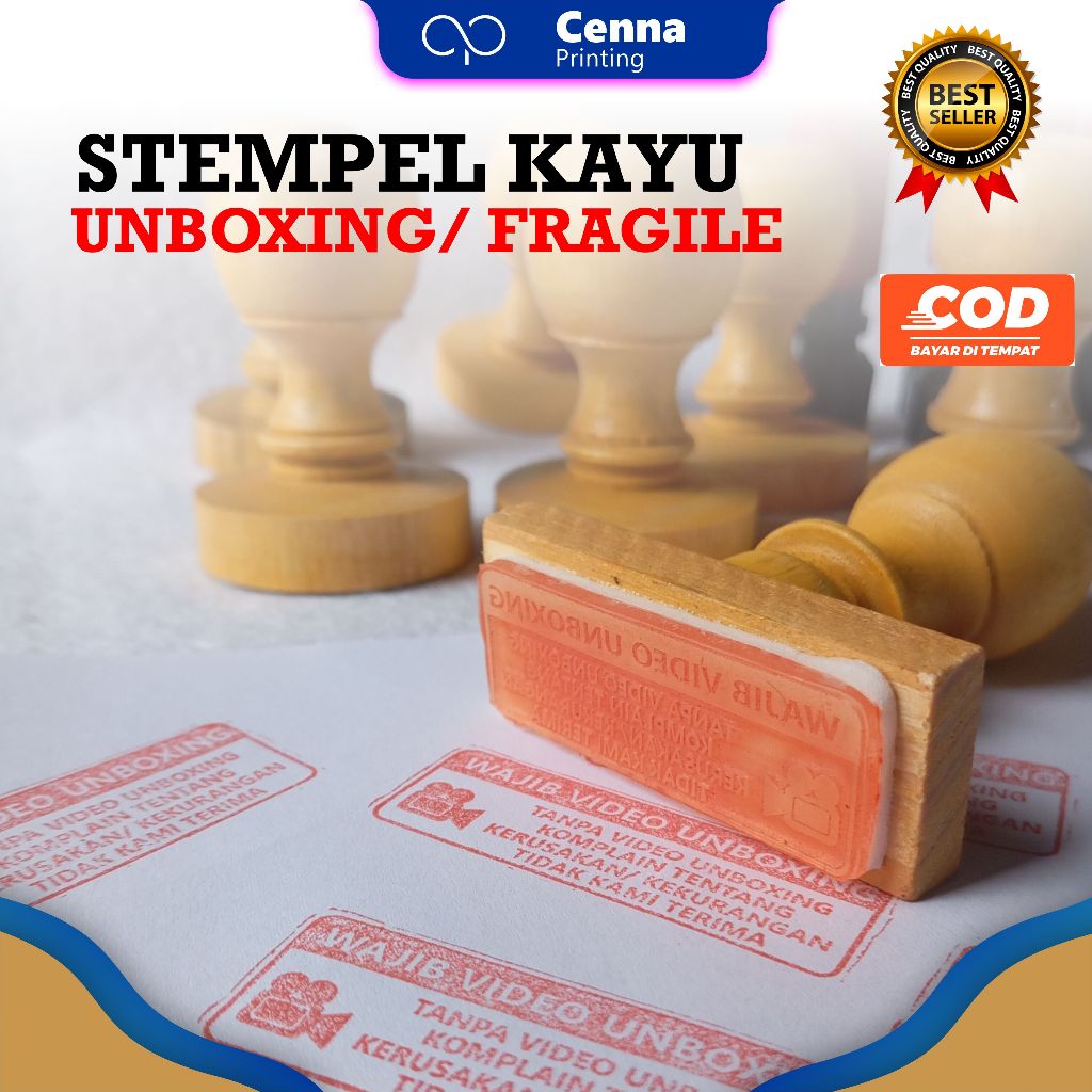 

STEMPLE VIDEO UNBOXING FRAGILE - STEMPLE KAYU - STEMPEL ONLINE SHOP