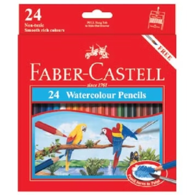 

Faber Castell - Watercolour Pencils Set 24 Warna