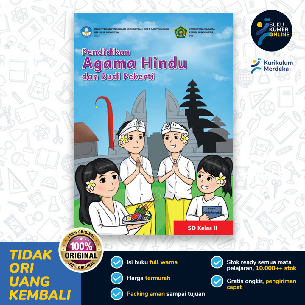 Buku Siswa Agama Hindu Kelas 2 SD Kurikulum Merdeka