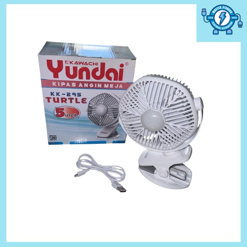 KIPAS ANGIN PORTABLE 5 INCHI AC/DC KK 295 TURTLE YUNDAI