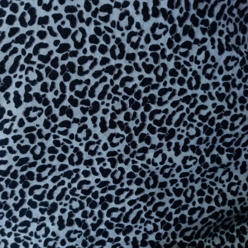 1/2 meter Kain Flanel | Katun Flanel | Bahan Flanel | Kain Meteran | Katun Flanel Motif Leopard | Ba