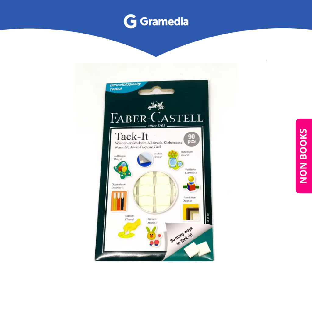 

Gramedia Surabaya - FABER TACK IT 50GR WHITE