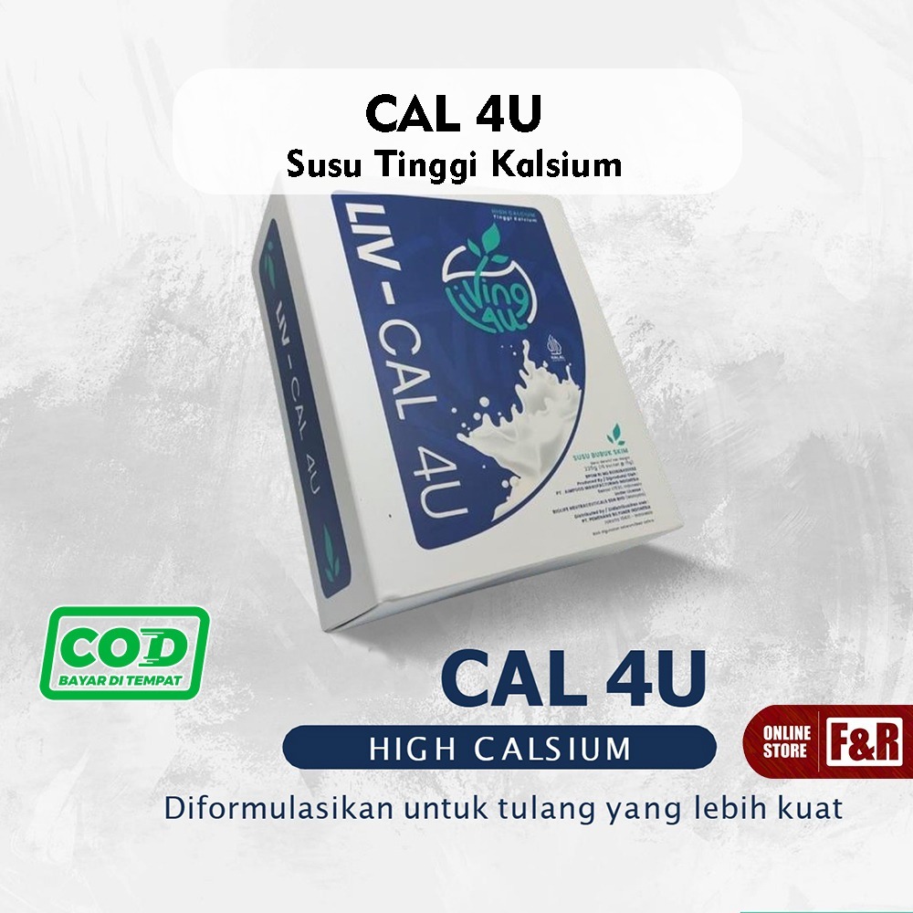 

Susu High Calcium Untuk Menjaga Kesehatan Tulang Sehari-hari (1 Sachet) 4U Tinggi Kalsium Kekuatan Tulang Formula Spesial