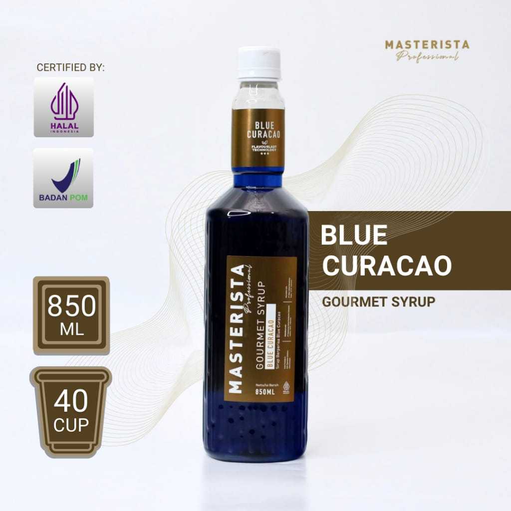 

Masterista Sirup Rasa Blue Curacao 850ml / Blue Curacao Syrup