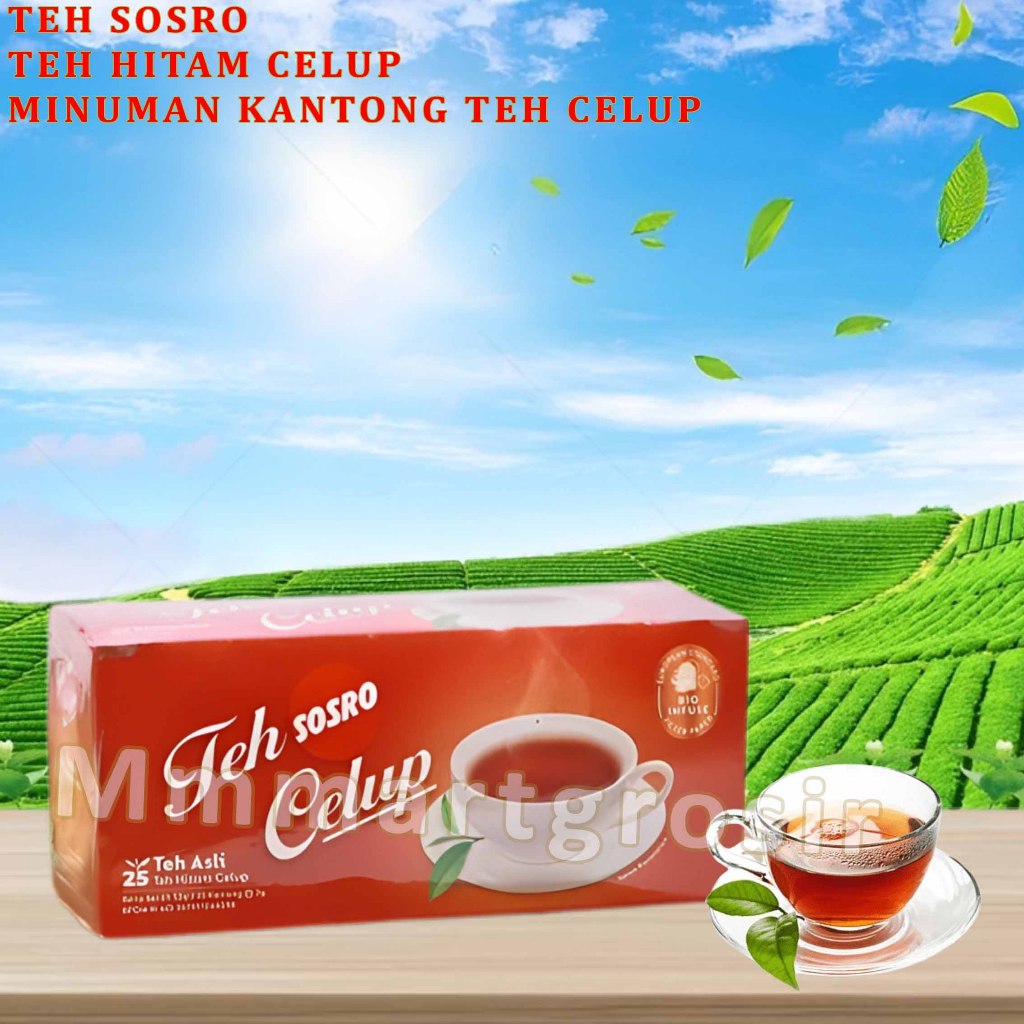 

Teh Sosro / Minuman Teh Hitam Celup / Kantong Teh Celup / 50gr