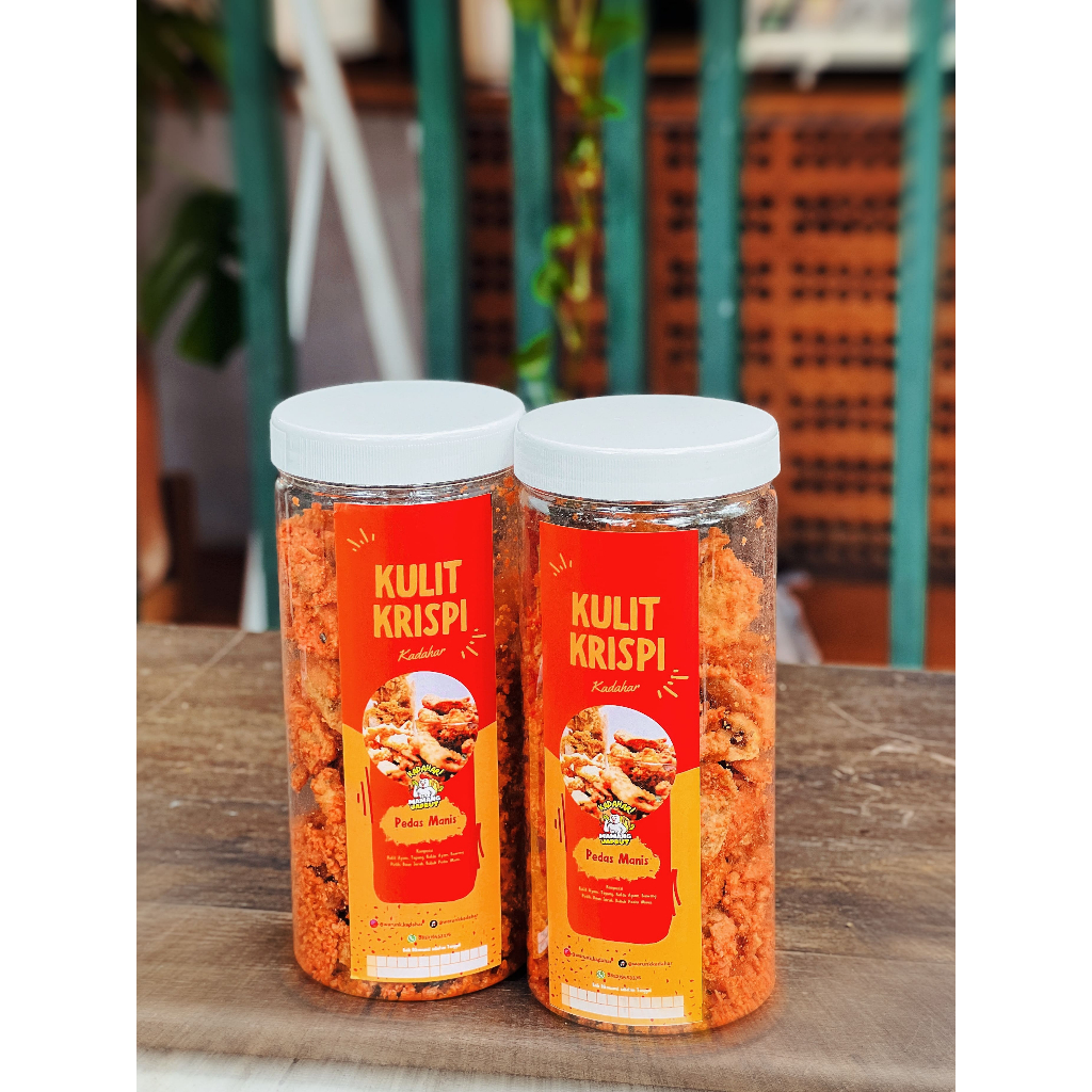 

Paket COMBO Kulit Ayam Crispy Pedas Manis Premium 300 Gram | Mamang Japrut | Cemilan