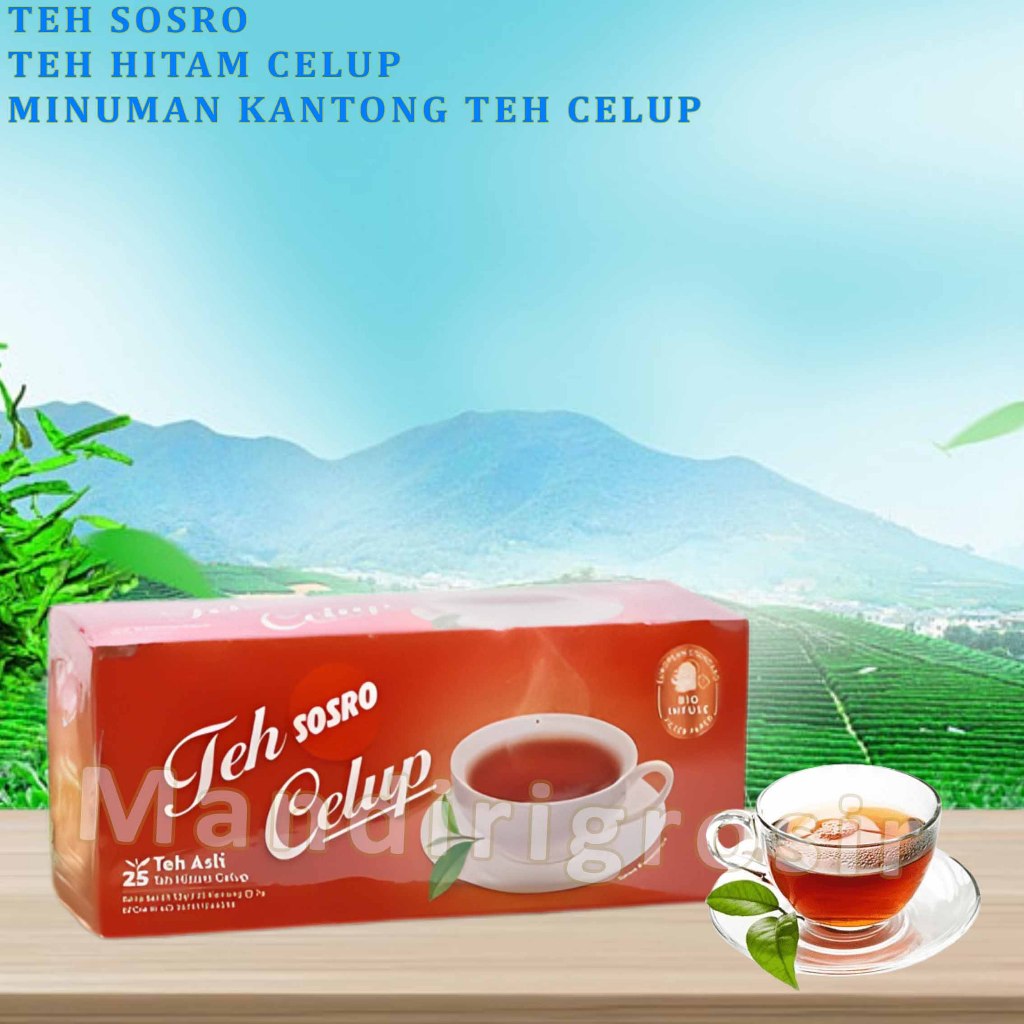 

Minuman Teh Hitam Celup * Teh Sosro * Kantong Teh Celup * 50gr