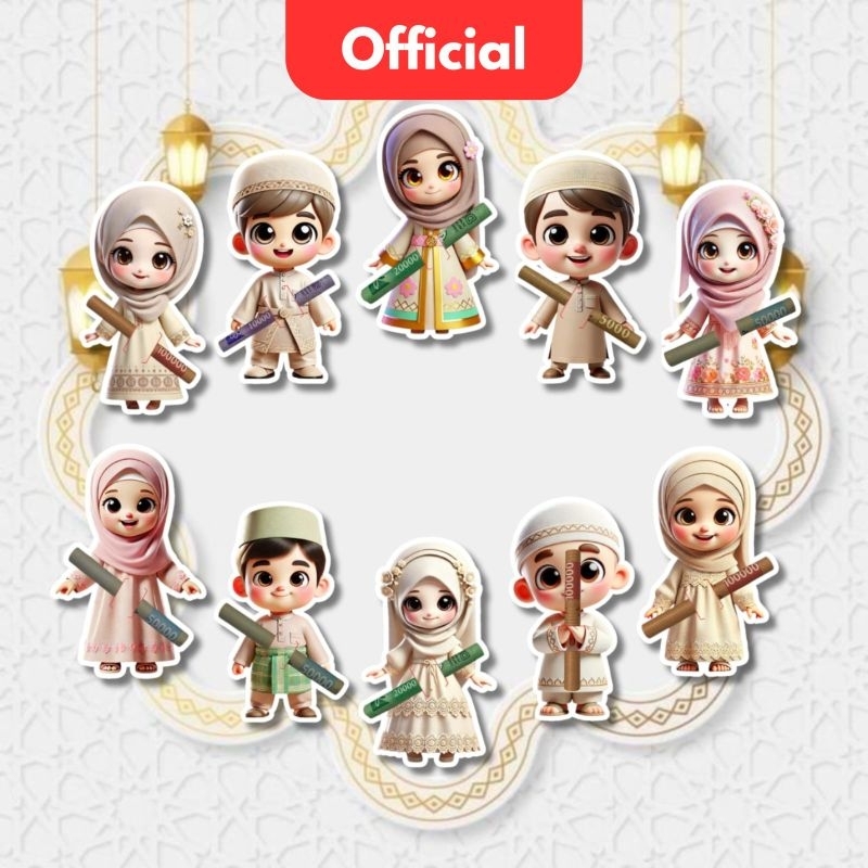 

(AV) 10 pcs Amplop lebaran karakter lucu Amplop lebaran 2025 Amplop lebaran peluk