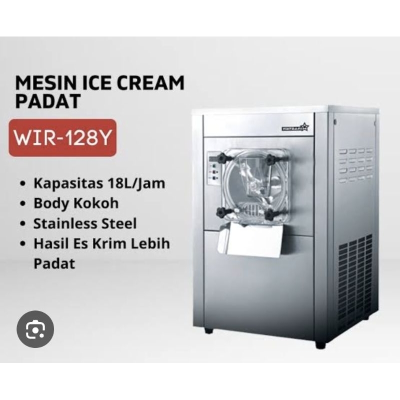 Mesin hard es krim dan gelato