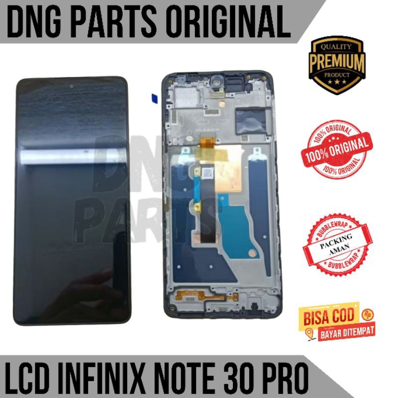 LCD TOUCHSCREEN FULLSET FRAME INFINIX NOTE 30 PRO X678B ORIGINAL COPOTAN