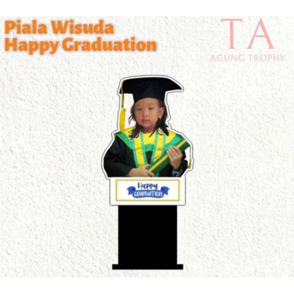 Piala Wisuda Foto Anak Plakat Wisuda Foto Siswa Akrilik Custom
