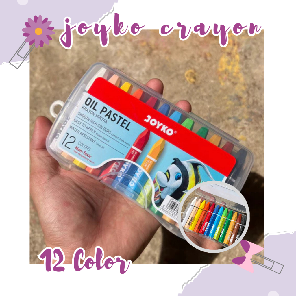 

Crayon Joyko-Pastel Oil/Krayon Minyak-Non Toxic