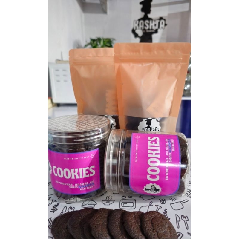 

BROWNIES COOKIES , BROWNIES KRISPY KEMASAN POUCH 85gr