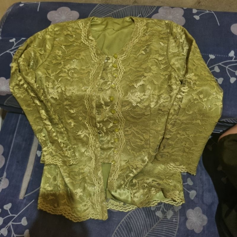 (PRELOVED) ATASAN KEBAYA HIJAU