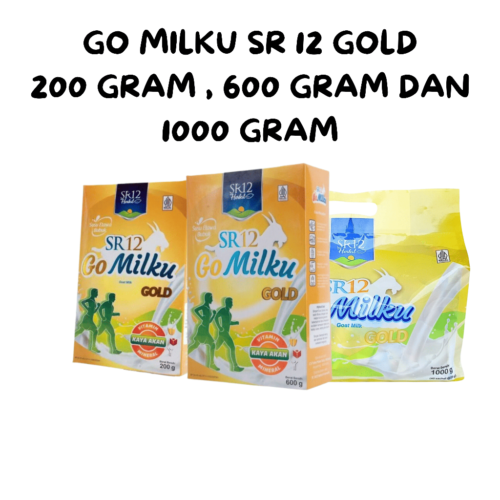 

GOMILKU SR12 GOLD | Susu Kambing Etawa