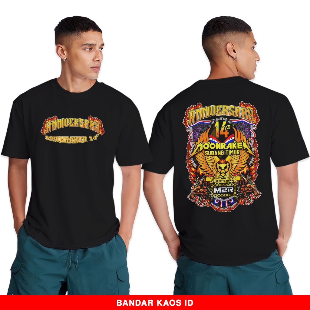 GUDANG KAOS MOONRAKER INDONESIA 2 - BAJU ANNIVERSARY MOONRAKER SUBANG TIMUR - KAOS KATA KATA - BAJU 