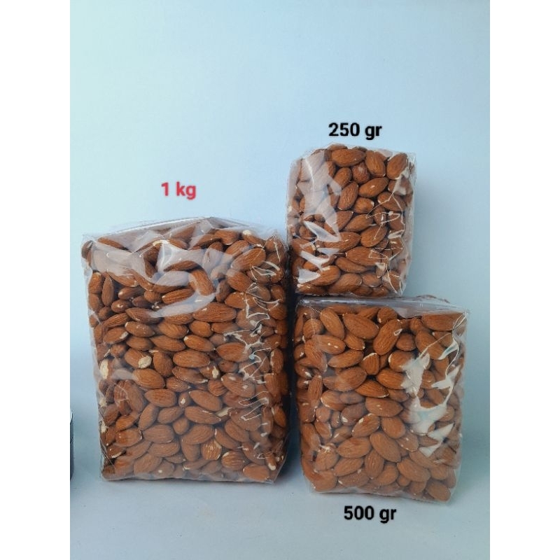 

kacang almond roasted Almond panggang premium