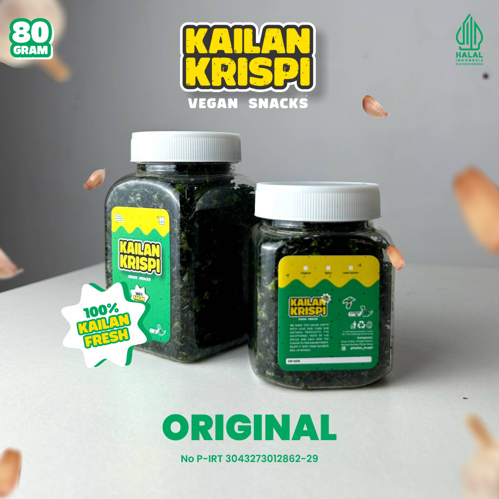 

Kailan Krispi (original) - 80Gram - ( Healthy, NO MSG )