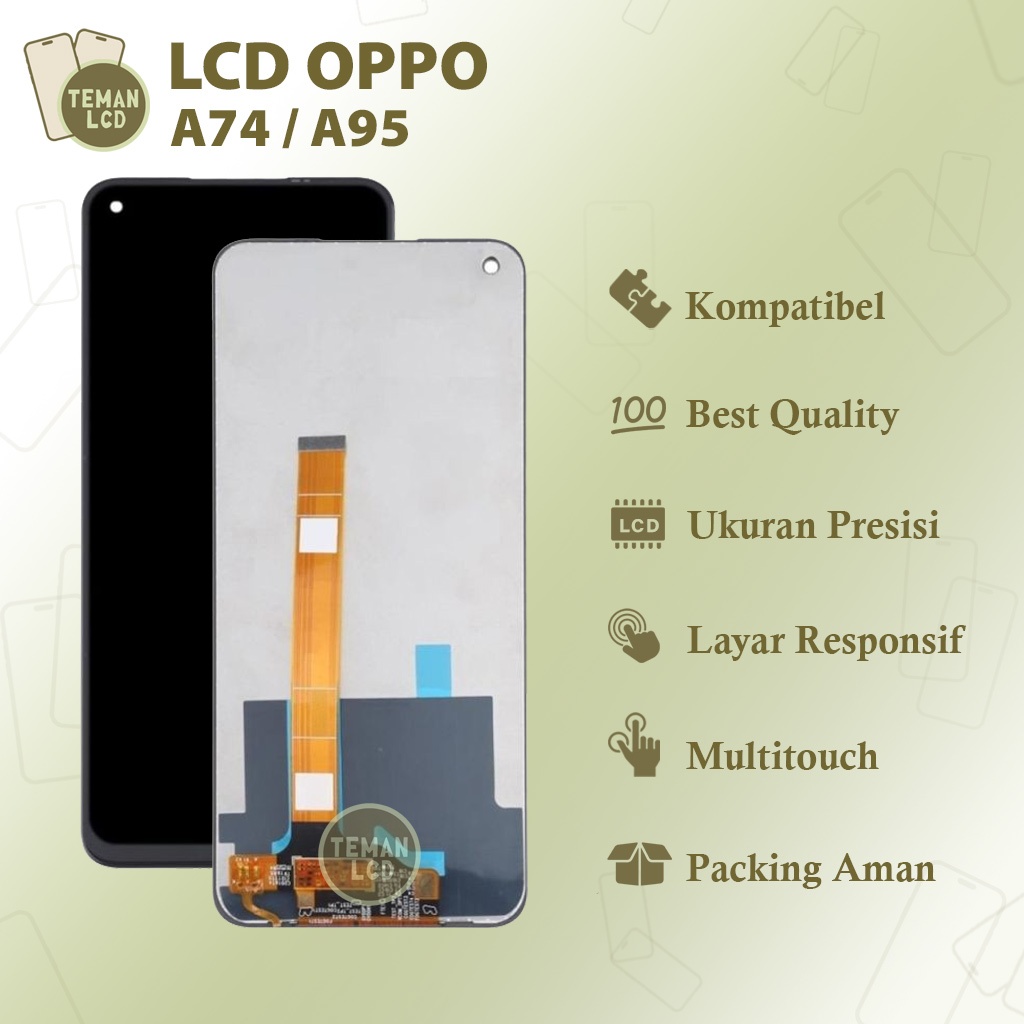 LCD Oppo A74 / A95 ORIGINAL Fullset Touchscreen