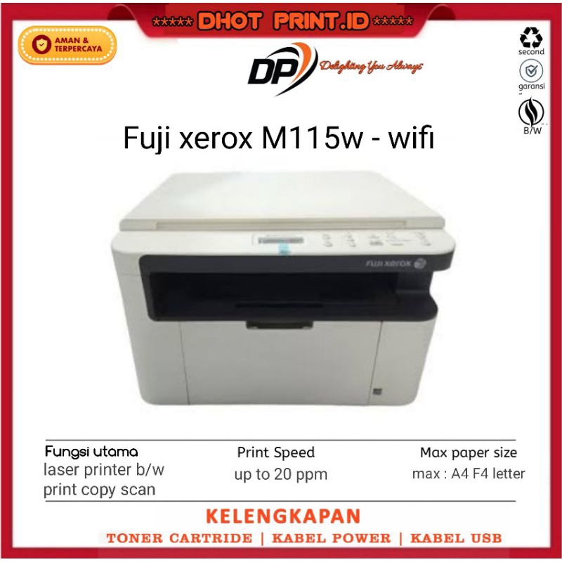printer fuji xerox m115w