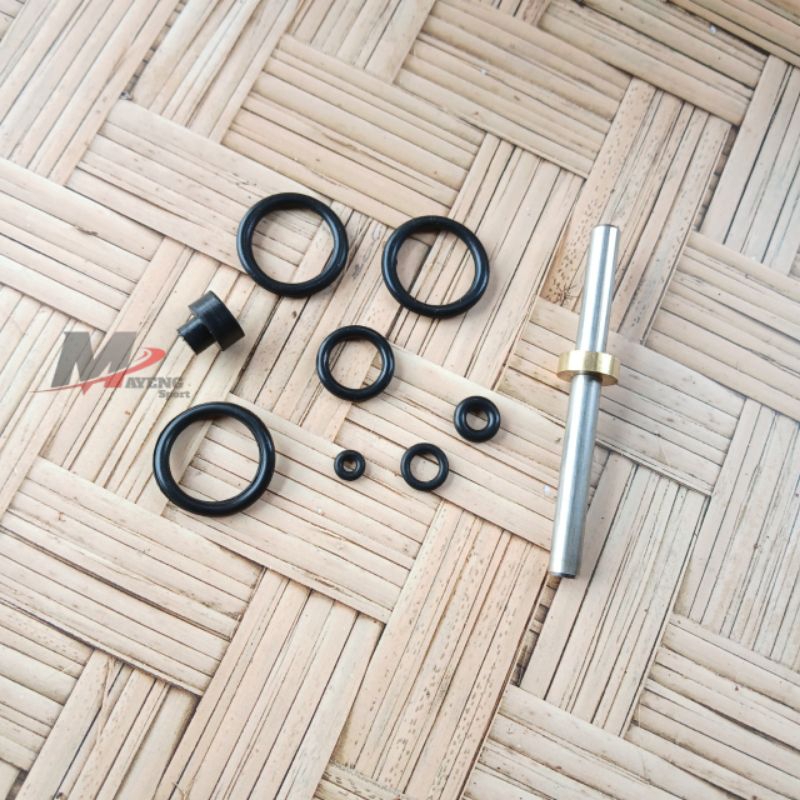 Pentil as 6mm + seal pompa angin od 25 - seal pompa