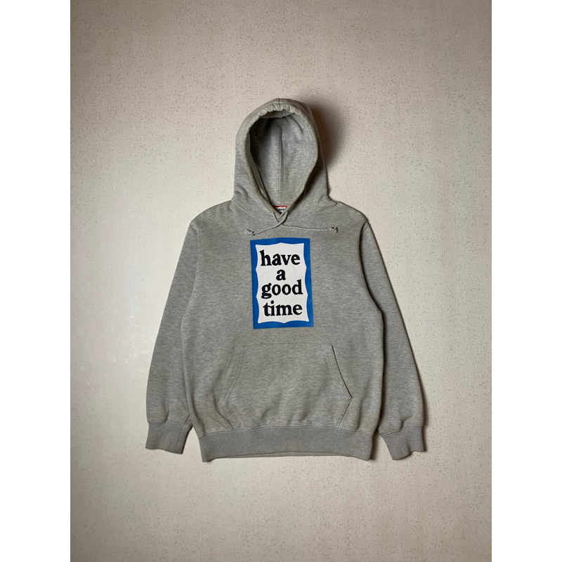 Have A Good Time Grey Blue Frame Hoodie