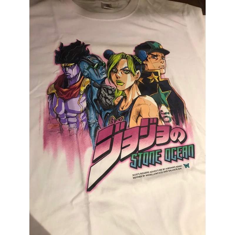 T-Shirt / Tees Bootleg Jojo Bizarre Anime White Colour (NEW)
