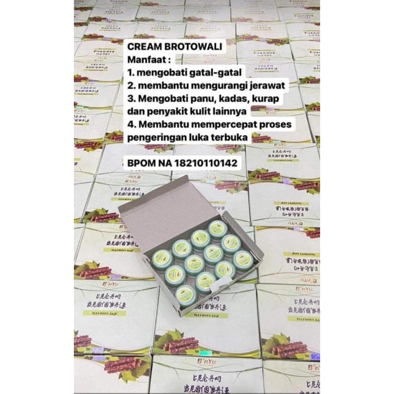 Cream Brotowali Salep Totol Jerawat BPOM By Bnyu