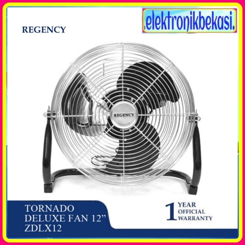 TORNADO FAN REGENCY 12 ZDLX / KIPAS ANGIN TORNADO REGENCY 12 INCH / REGENCY KIPAS ANGIN DUDUK TORNAD