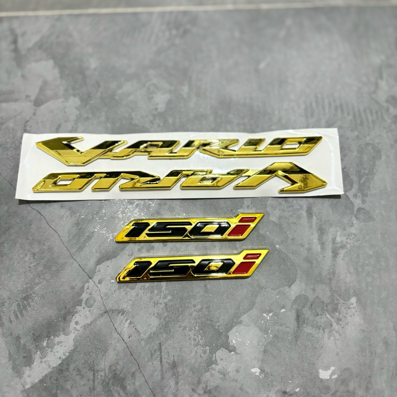 Emblem Vario Timbul 3D Motor Vario Emblem Click Vario Emblem Timbul Motor Stiker Vario 150 Vario