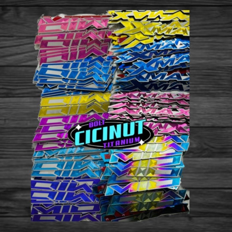 emblem logo mio nmax aerox titanium