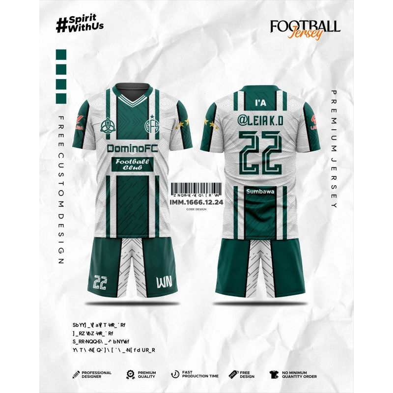 Jersey Setelan full Printing/Sepak Bola/Futsal