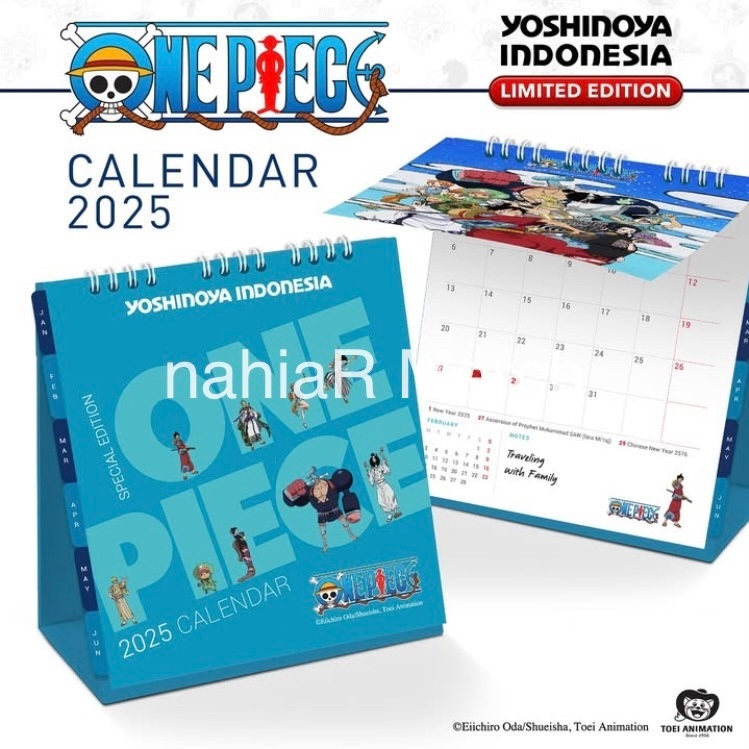 

One Piece x Yoshinoya Official 2025 Calendar