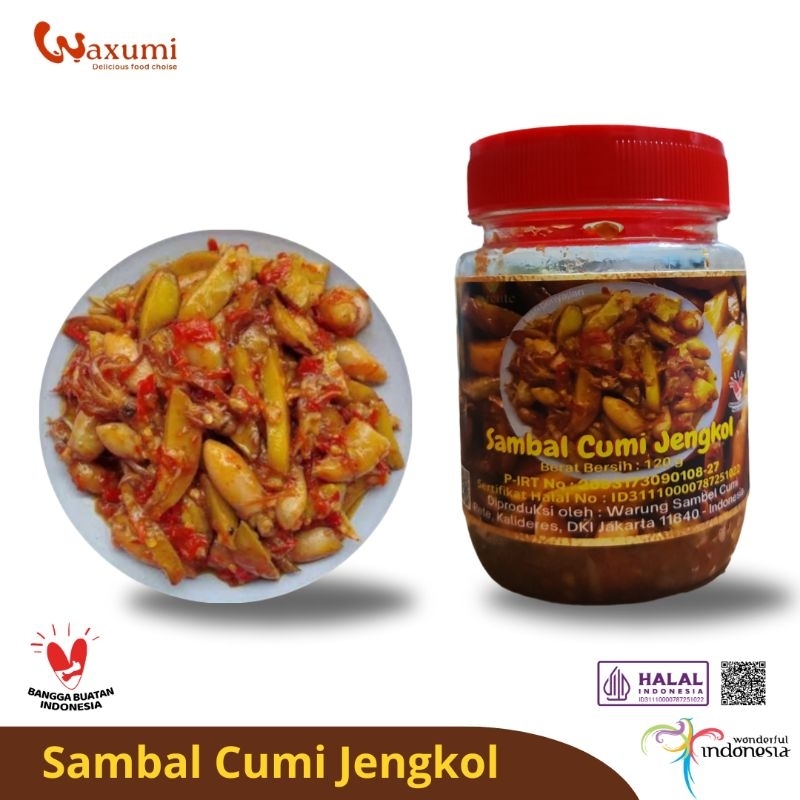 

Waxumi - Sambal Cumi Jengkol Kemasan Botol 120g