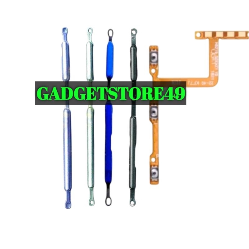 TOMBOL INFINIX HOT 10S X689 X689B X689D TOMBOL SET + FLEXIBLE ON OFF VOLUME INFINIX HOT 10S X689 X68